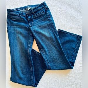 LOFT Stonewashed Blue Bootcut Jeans